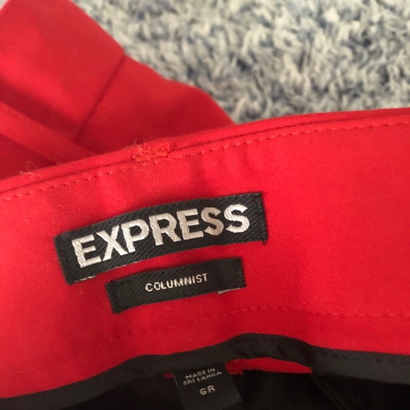 Express Columnist Mid Rise Slim Leg Pant - Picture 4 of 5